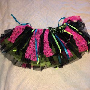 80's themed costume skirt
